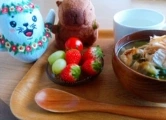 オルアンたちと一緒に楽しむ朝ごはん